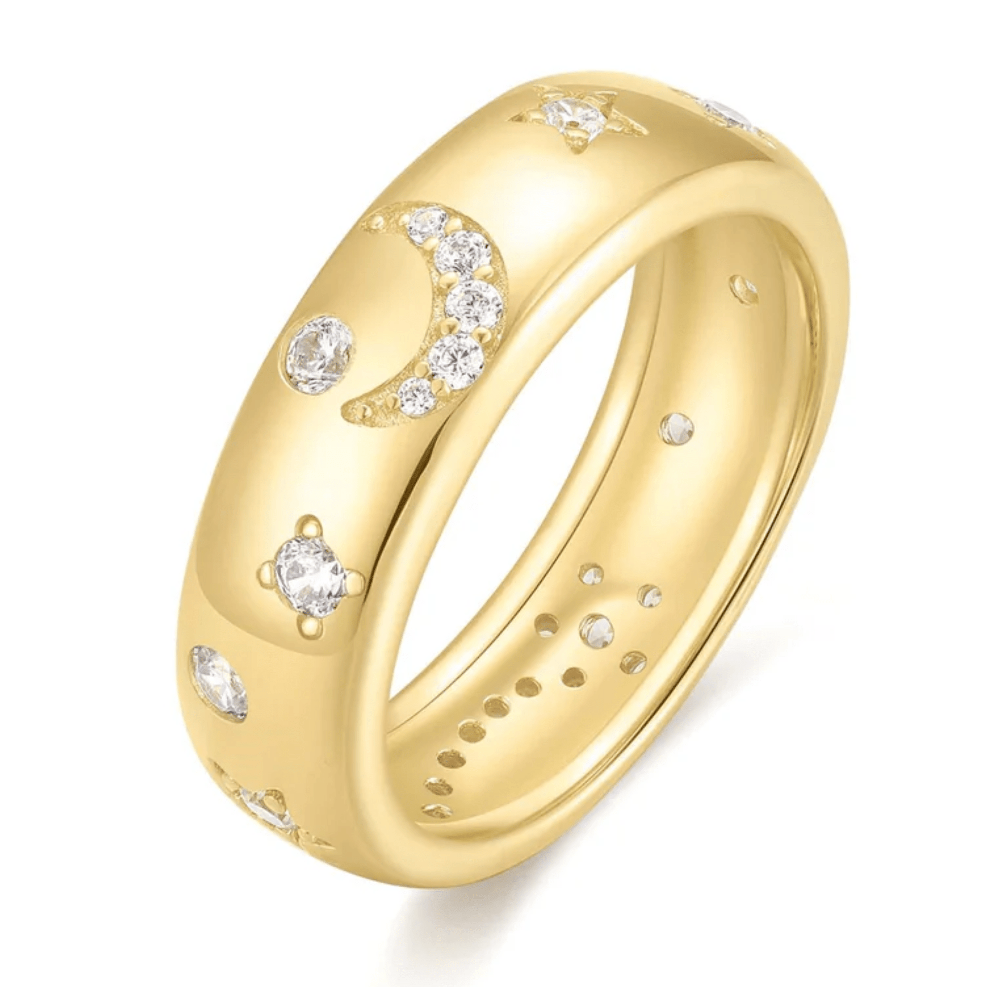 Gold Celestial Chunky Ring Gold & Silver Pawn Shop