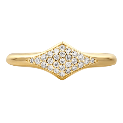 Gold Pave Sparkle Ring Gold & Silver Pawn Shop