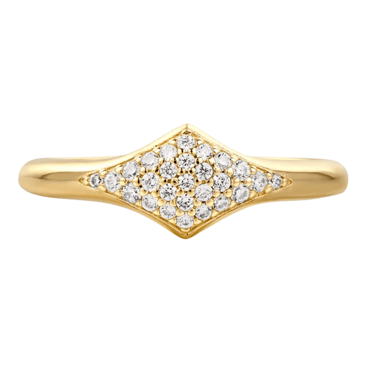 Gold Pave Sparkle Ring Gold & Silver Pawn Shop