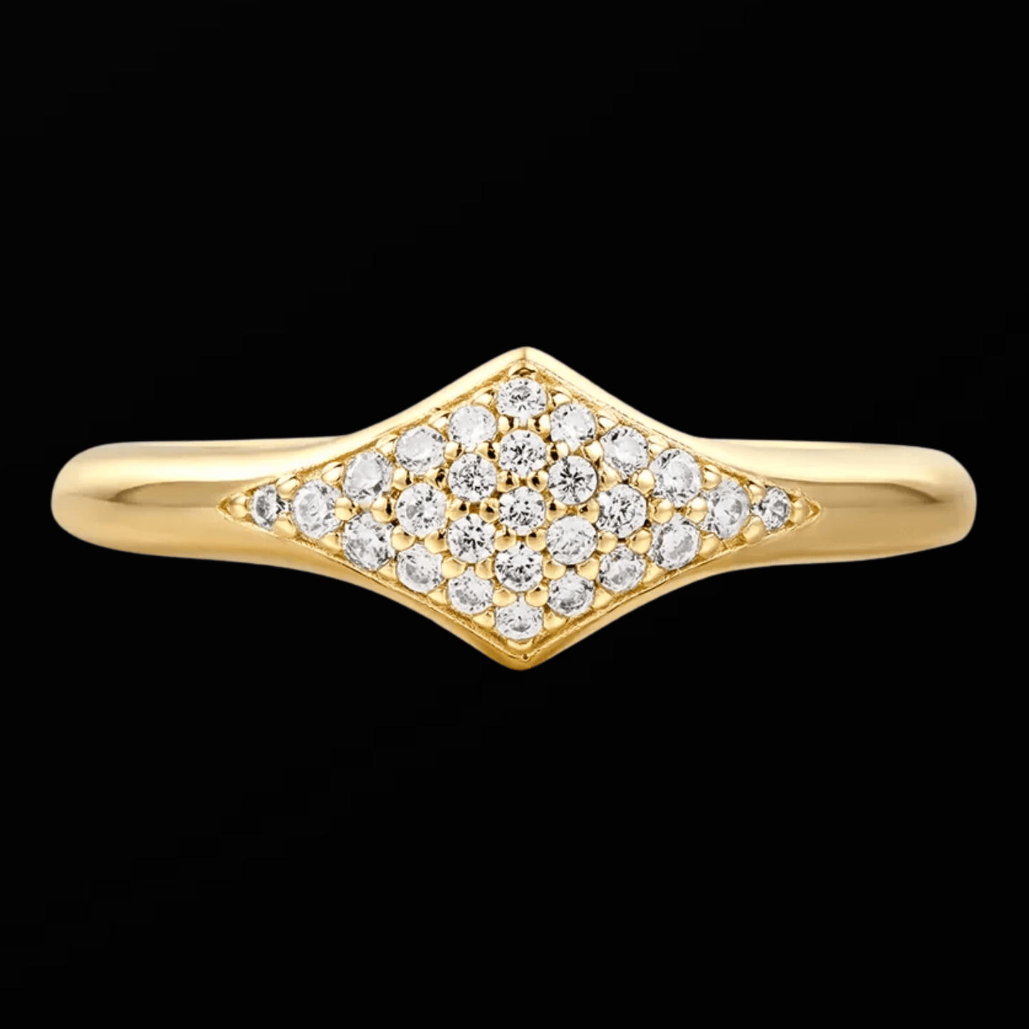 Gold Pave Sparkle Ring Gold & Silver Pawn Shop