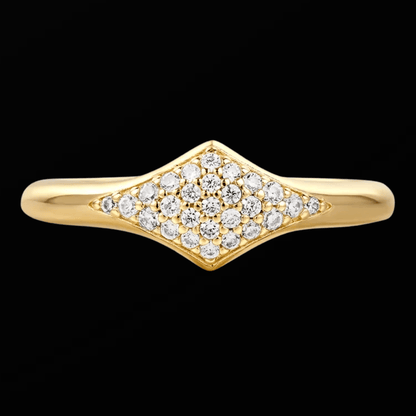 Gold Pave Sparkle Ring Gold & Silver Pawn Shop