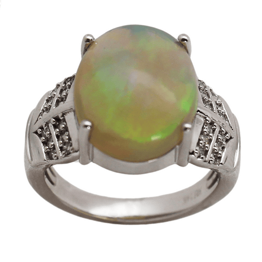 14KWG Opal Ring Gold & Silver Pawn Shop