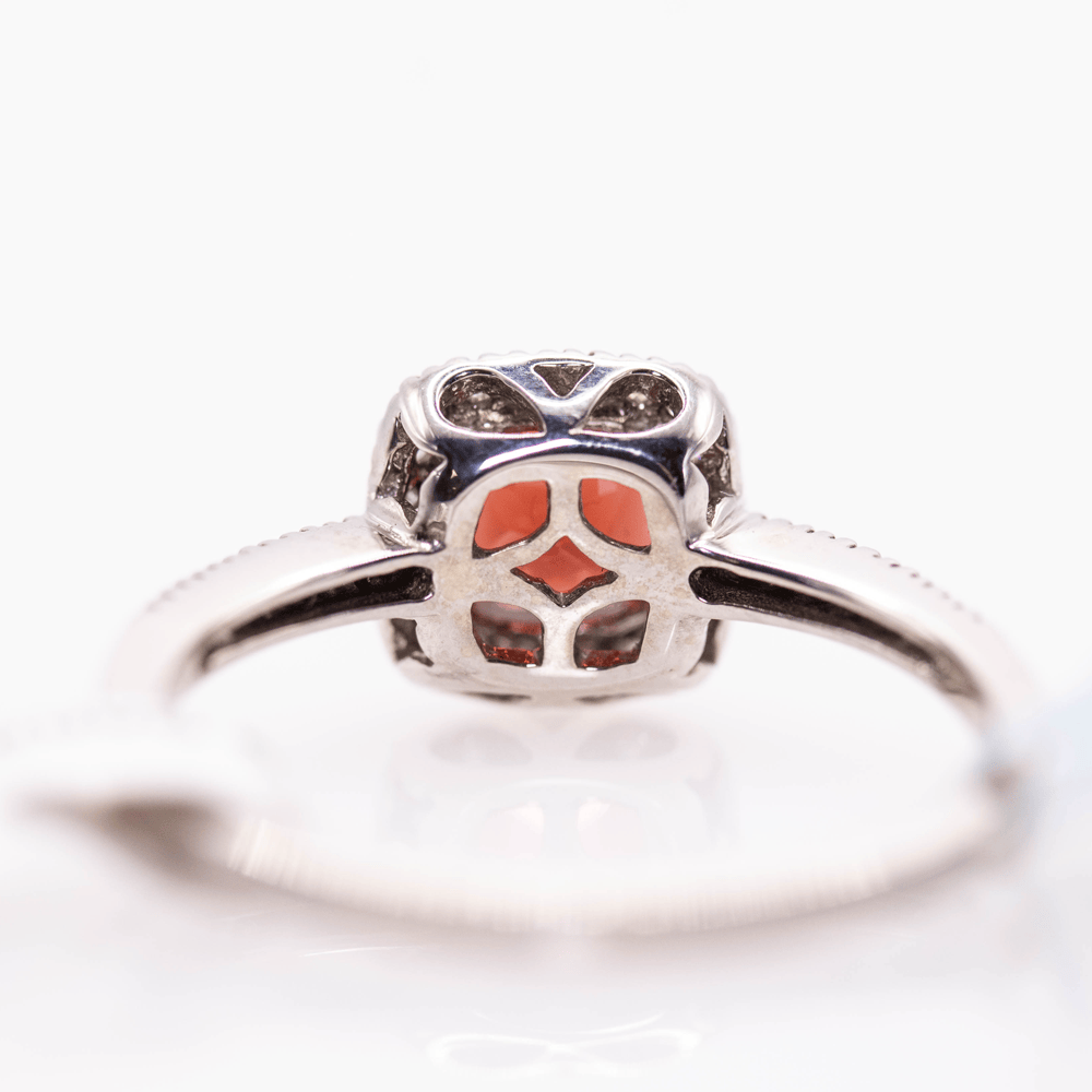 10K Garnet Ring Gold & Silver Pawn Shop