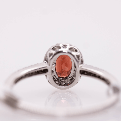 14K Garnet Ring Gold & Silver Pawn Shop