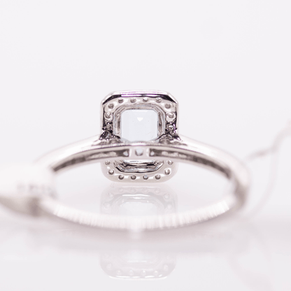 14KWG Aqua Ring Gold & Silver Pawn Shop