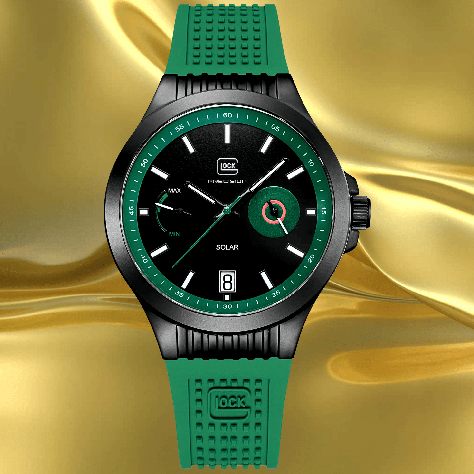 Glock Precision GW-19-4-22 Watch Gold & Silver Pawn Shop