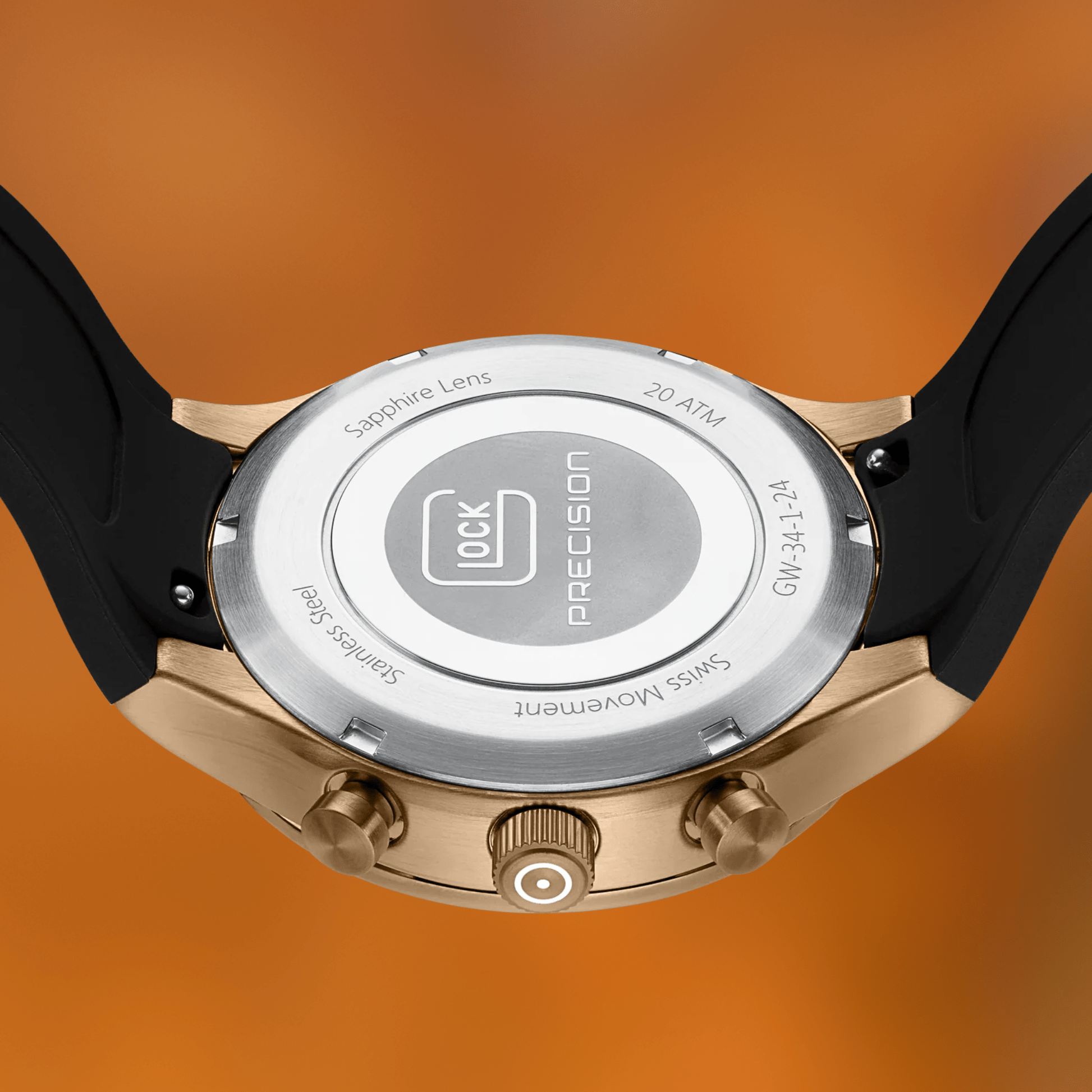 Glock Precision GW-34-1-24 Watch Gold & Silver Pawn Shop