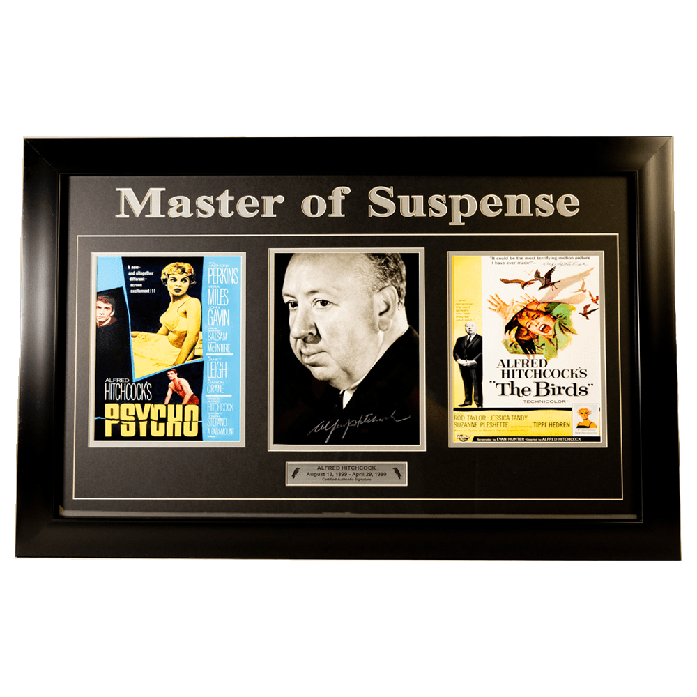 Alfred Hitchcock Framed Memorabilia Gold & Silver Pawn Shop