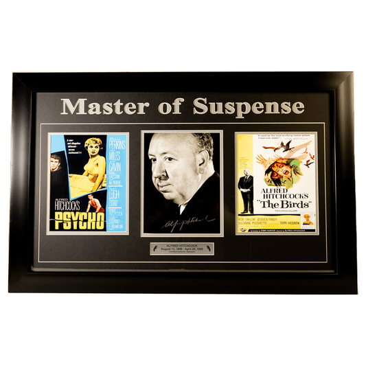 Alfred Hitchcock Framed Memorabilia Gold & Silver Pawn Shop