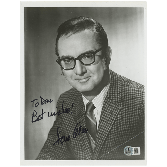 Steve Allen Signed Black & White Photo Gold & Silver Pawn Shop