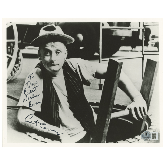 Art Carney Signed Black & White Photo Gold & Silver Pawn Shop