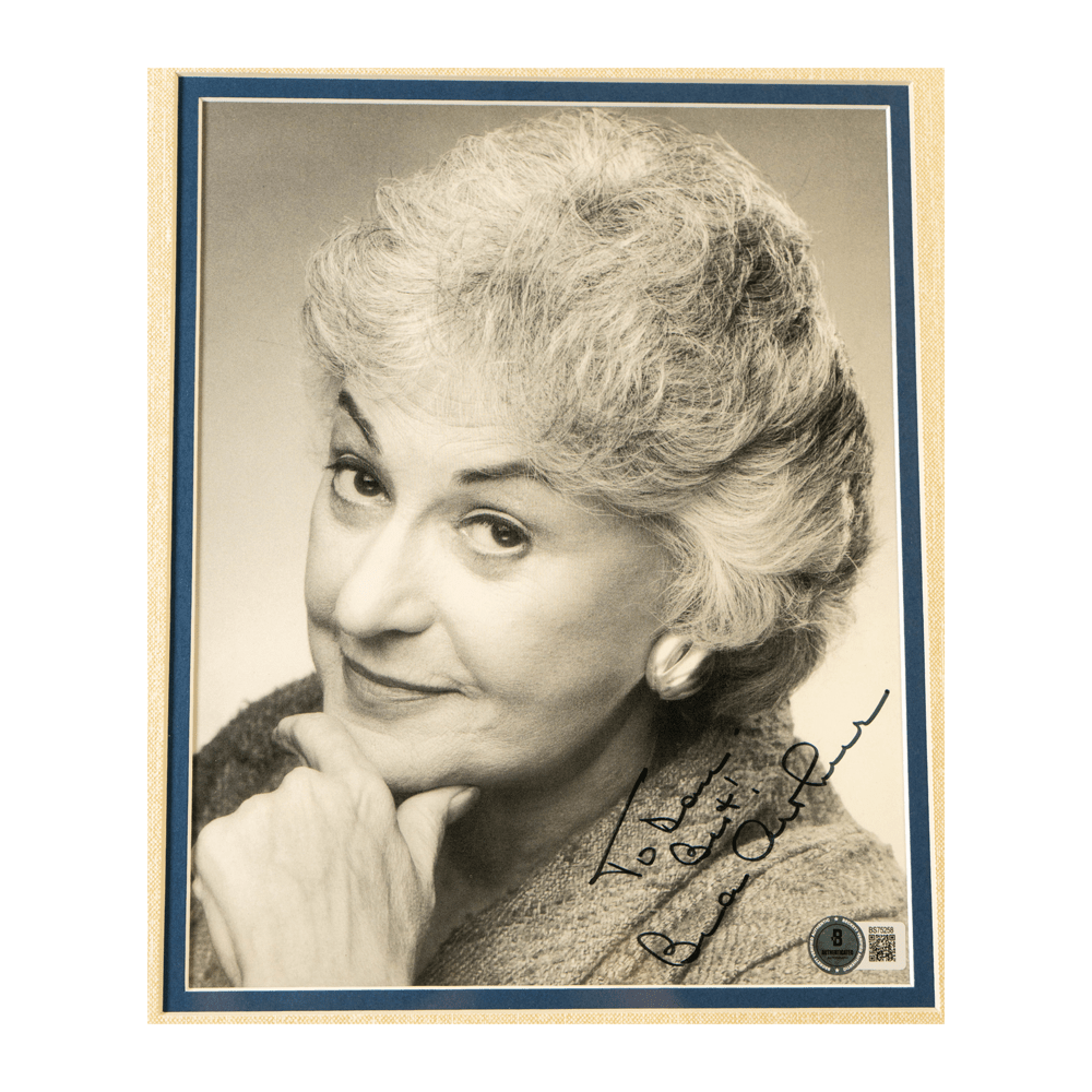Bea Arthur Autographed Golden Girls Memorabilia Gold & Silver Pawn Shop