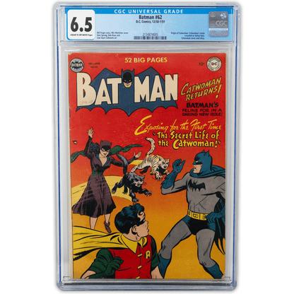 Batman #62 CGC 6.5 Grade Gold & Silver Pawn Shop