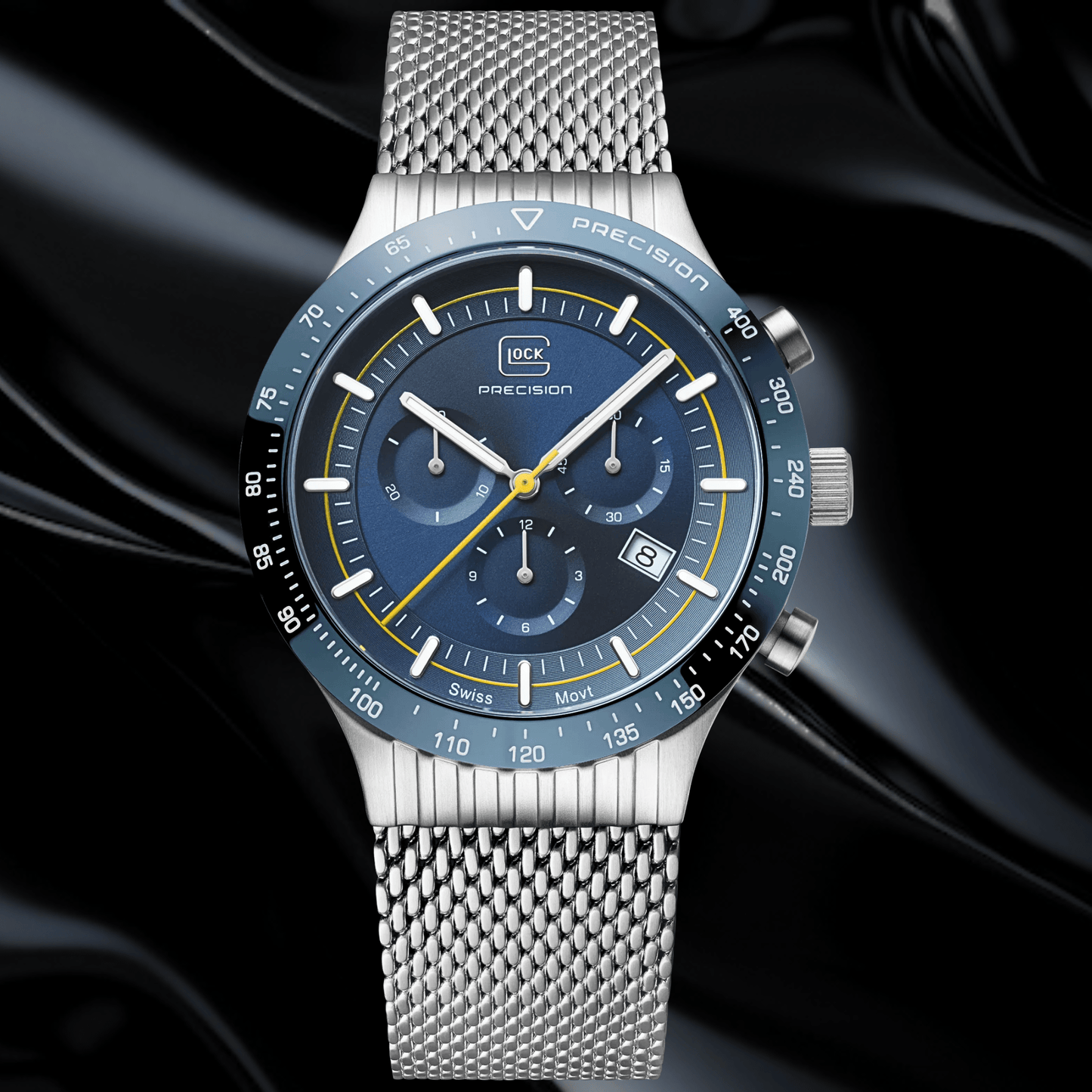 Glock Precision GW-34-3-24 Watch Gold & Silver Pawn Shop