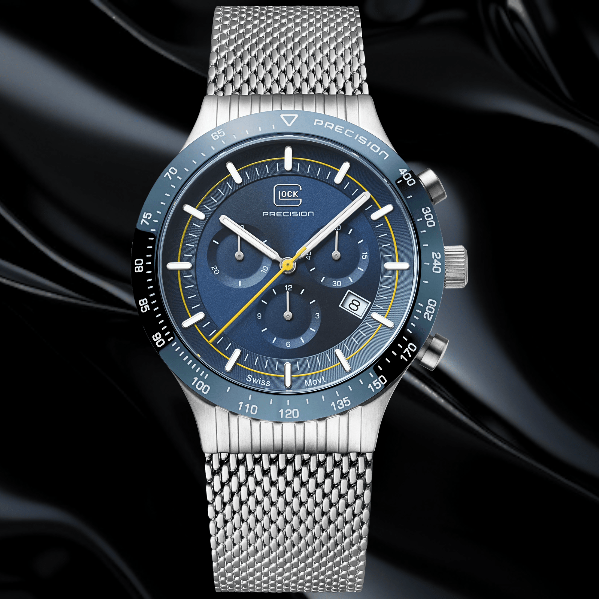 Glock Precision GW-34-3-24 Watch Gold & Silver Pawn Shop