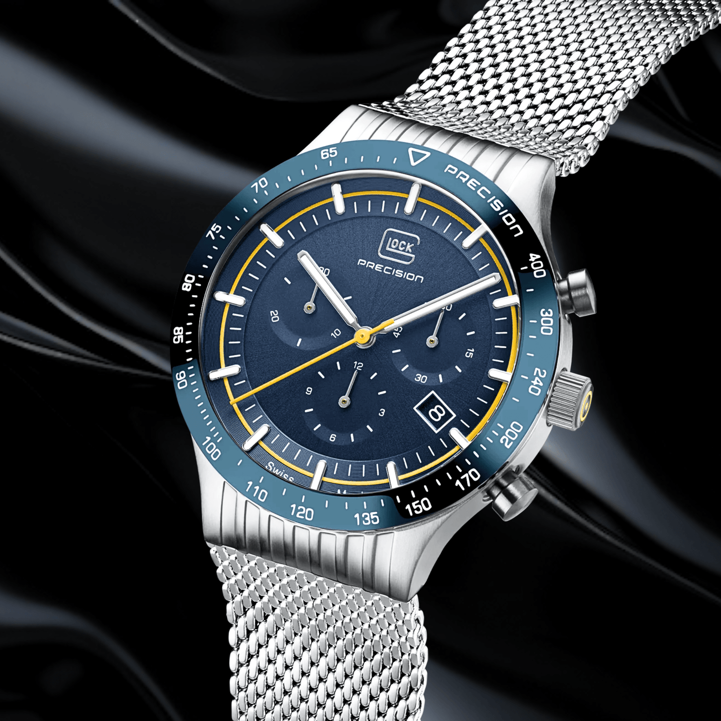 Glock Precision GW-34-3-24 Watch Gold & Silver Pawn Shop