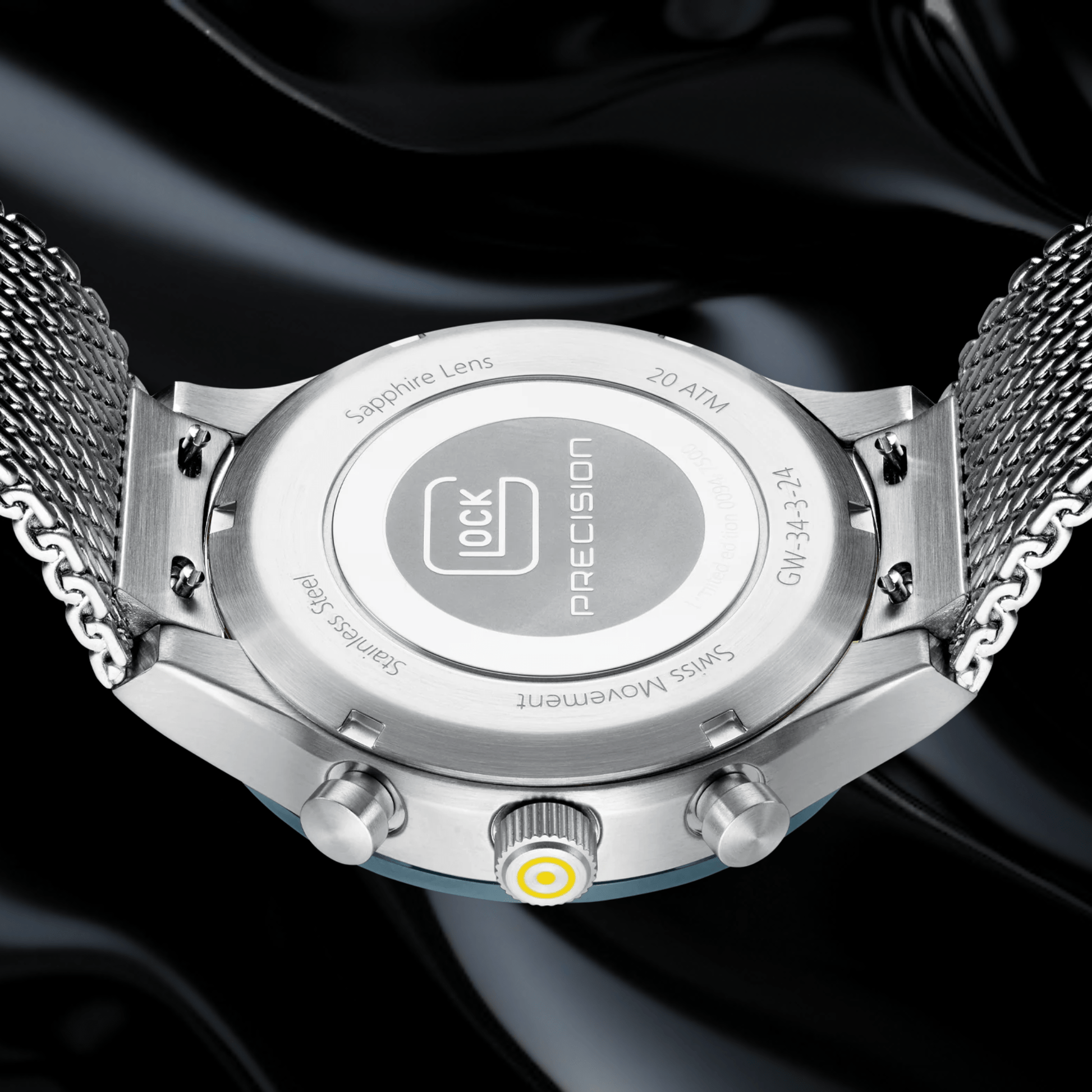 Glock Precision GW-34-3-24 Watch Gold & Silver Pawn Shop