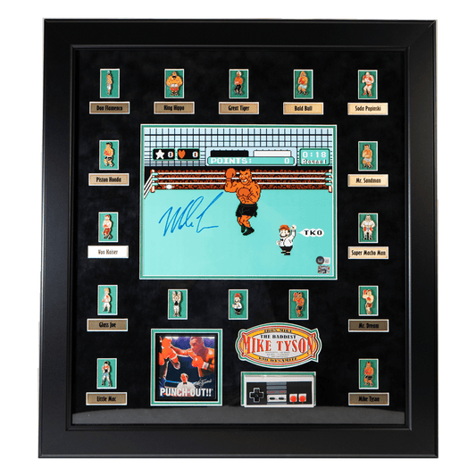 Mike Tyson Signed Punch-out Memorabilia Gold & Silver Pawn Shop