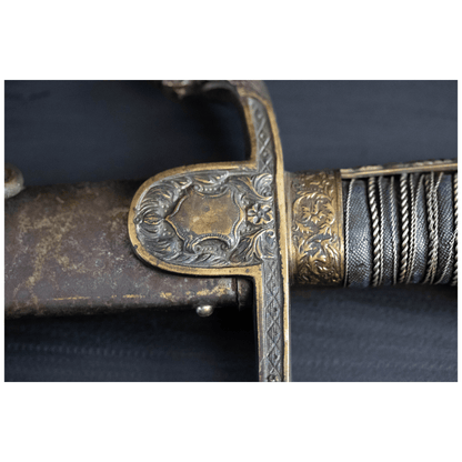 Imperial Germany Artillery Sword Gold & Silver Pawn Shop