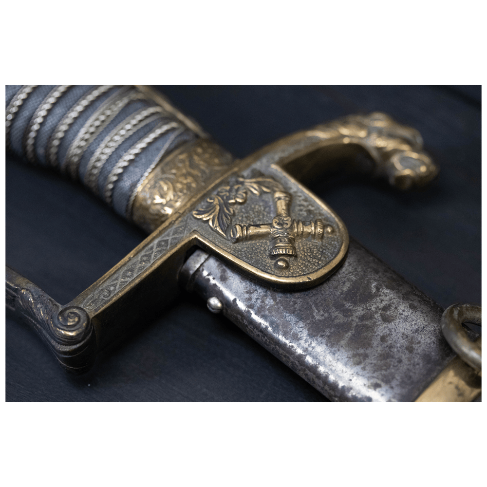 Imperial Germany Artillery Sword Gold & Silver Pawn Shop