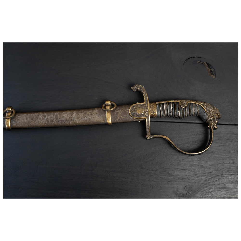 Imperial Germany Artillery Sword Gold & Silver Pawn Shop