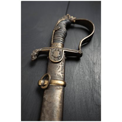 Imperial Germany Artillery Sword Gold & Silver Pawn Shop