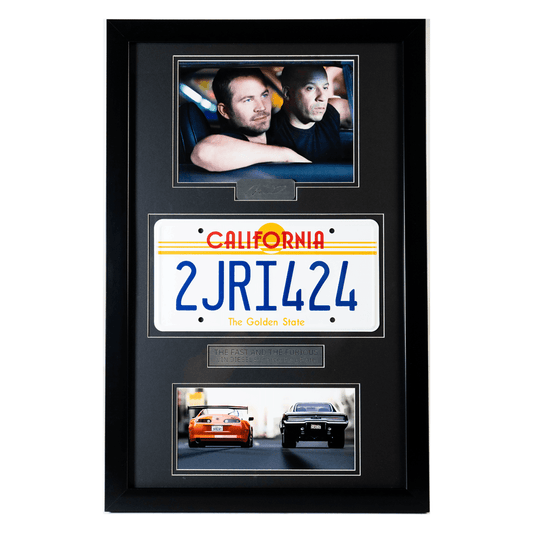 "The Fast and the Furious" Movie Memorabilia - Vin Diesel License Plate G S Pawn