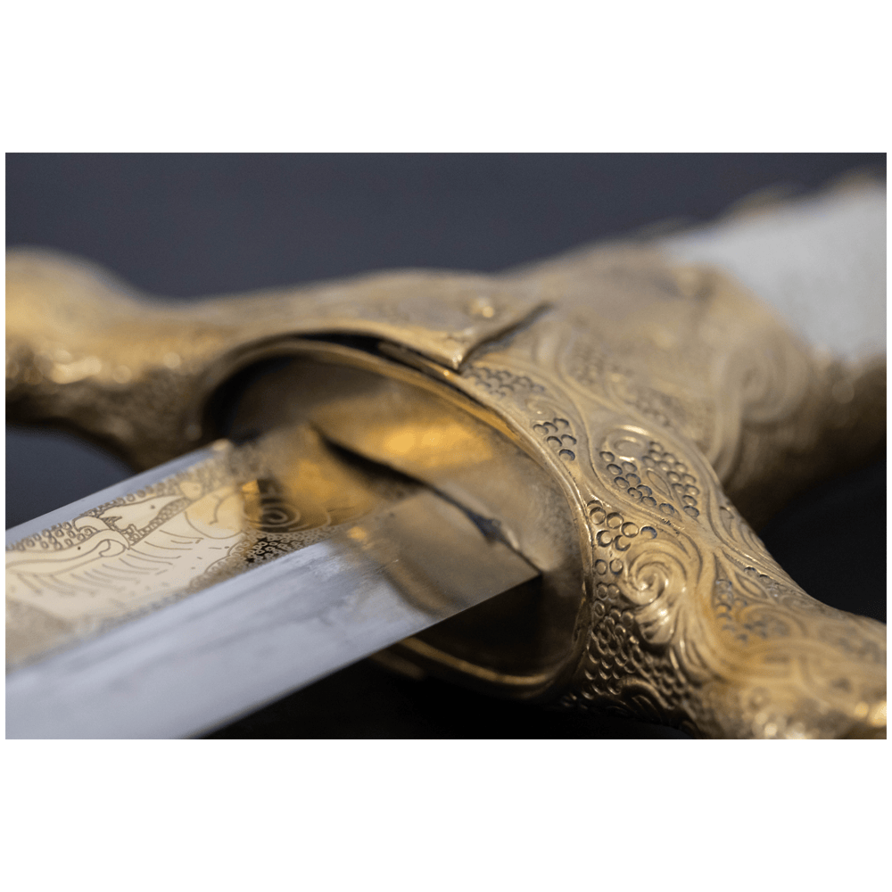 Saber of Charlemagne (Replica) Gold & Silver Pawn Shop