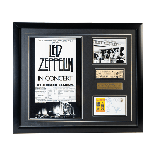 Led Zeppelin "Last Ticket" Memorabilia Gold & Silver Pawn Shop