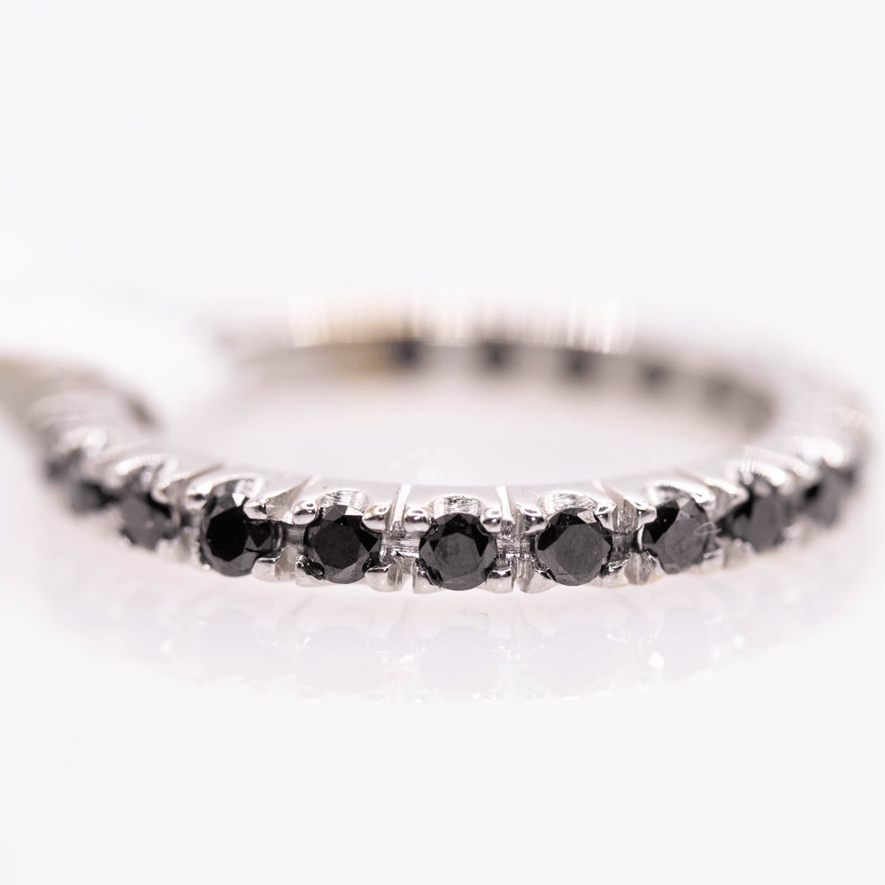 18K Moissanite Eternity Ring Gold & Silver Pawn Shop