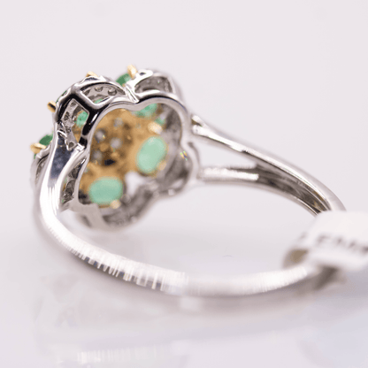 Emerald White Gold Ring Gold & Silver Pawn Shop