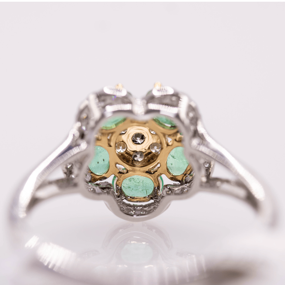 Emerald White Gold Ring Gold & Silver Pawn Shop