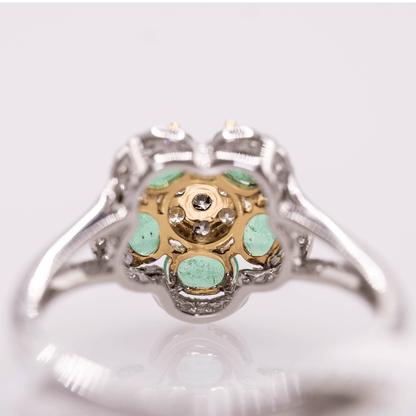 Emerald White Gold Ring Gold & Silver Pawn Shop