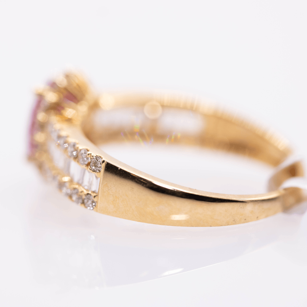 18K Ruby Ring Gold & Silver Pawn Shop