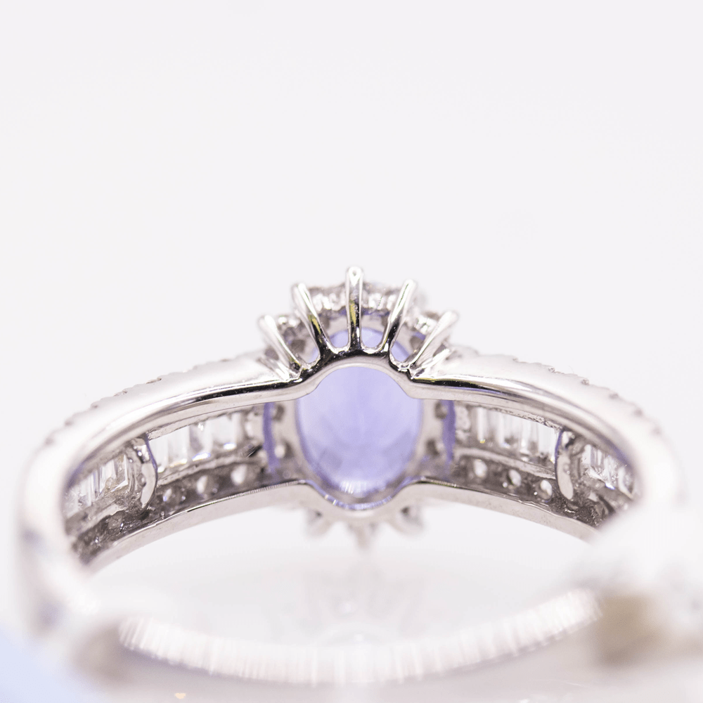 18k Tanzanite Ring Gold & Silver Pawn Shop