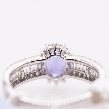 18k Tanzanite Ring Gold & Silver Pawn Shop