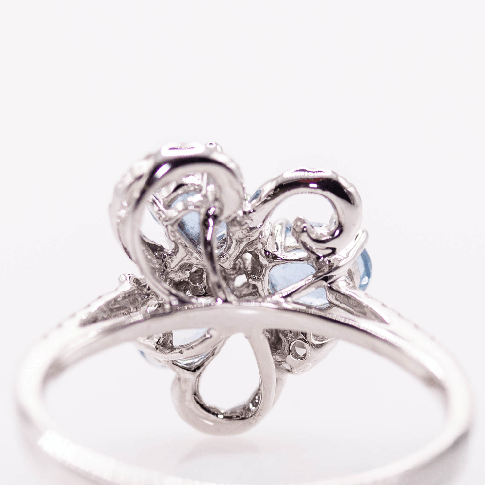 18KWG Aquamarine Gold & Silver Pawn Shop