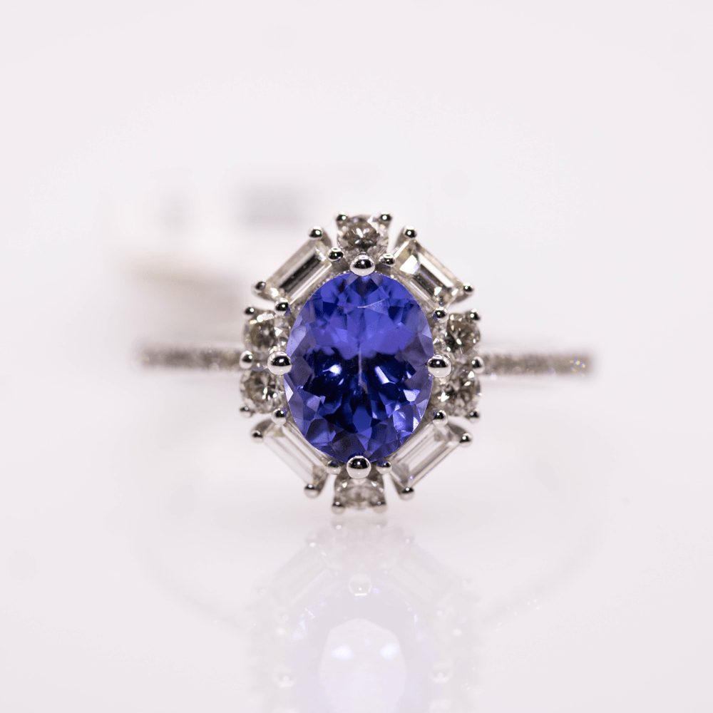 18k Tanzanite ring Gold & Silver Pawn Shop