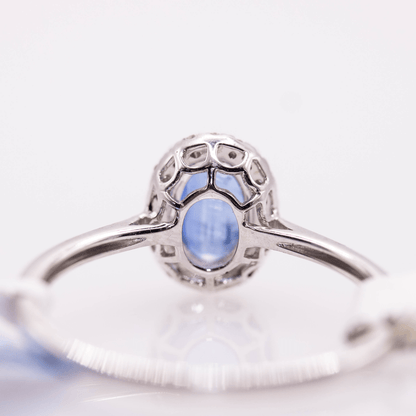 18K Oval Cut Kunzite Ring Gold & Silver Pawn Shop