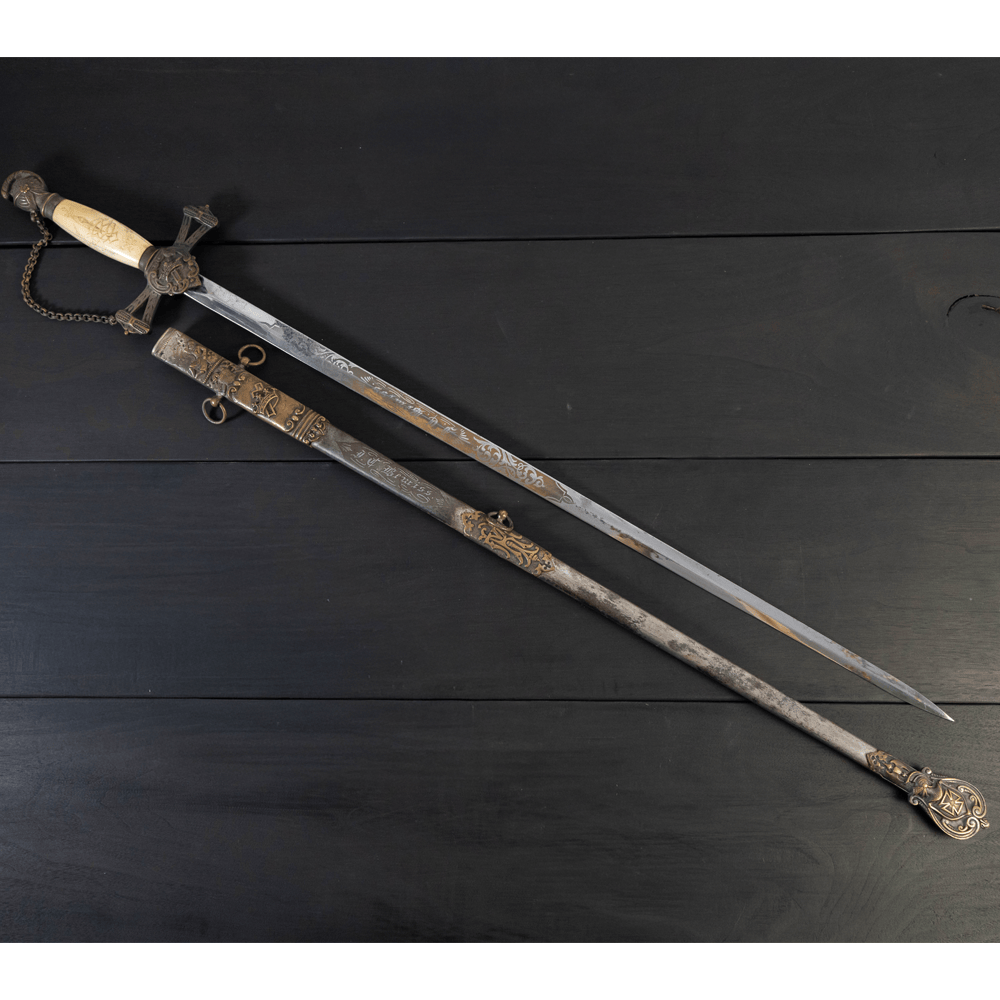 Masonic Sword J.C. Bemiss Gold & Silver Pawn Shop