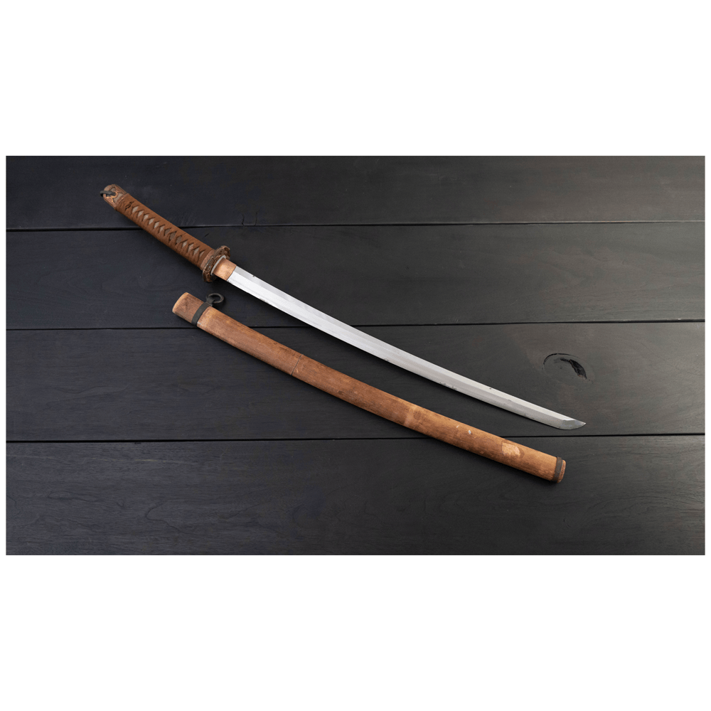 WW2 Japan Sword 1944 Naomasa Gold & Silver Pawn Shop