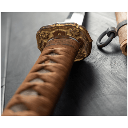 WW2 Japan Sword 1944 Naomasa Gold & Silver Pawn Shop