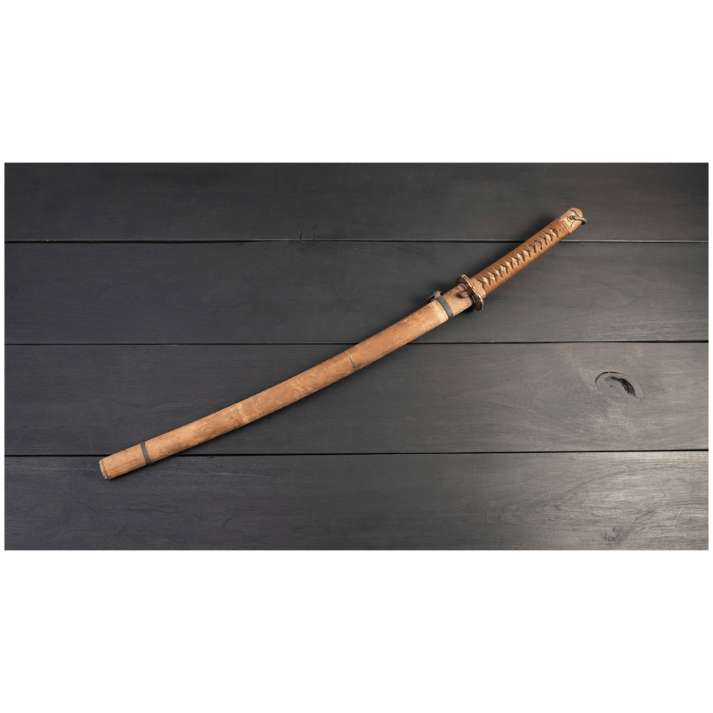 WW2 Japan Sword 1944 Naomasa Gold & Silver Pawn Shop