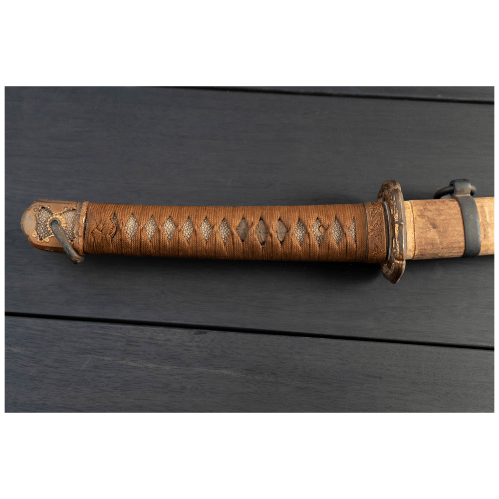 WW2 Japan Sword 1944 Naomasa Gold & Silver Pawn Shop