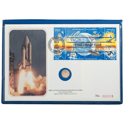 Official First Day of Issue Space Shuttle Commemorative Gold & Silver Pawn Shop
