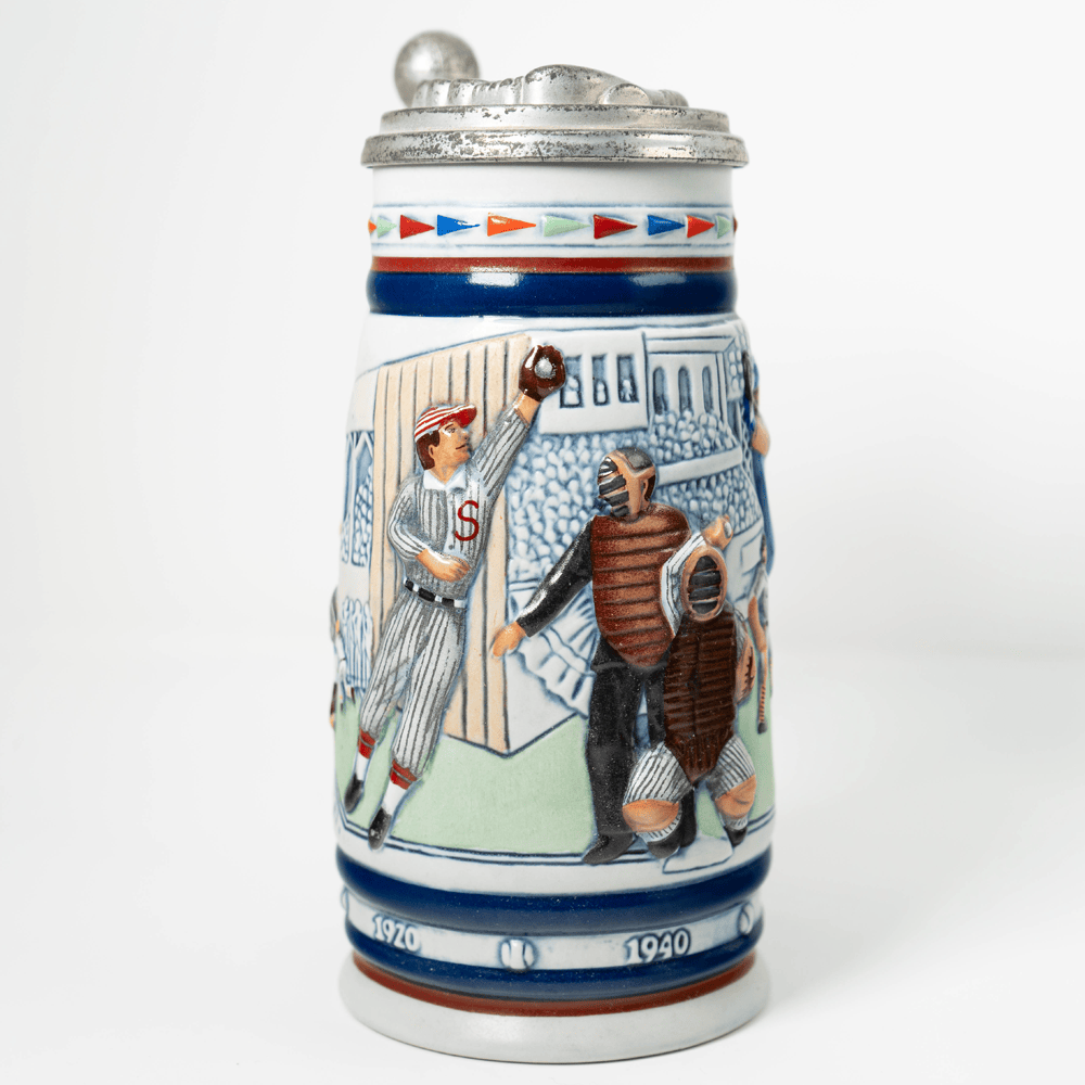 1984 USA Tribute Great American Baseball Beer Stein Gold & Silver Pawn Shop