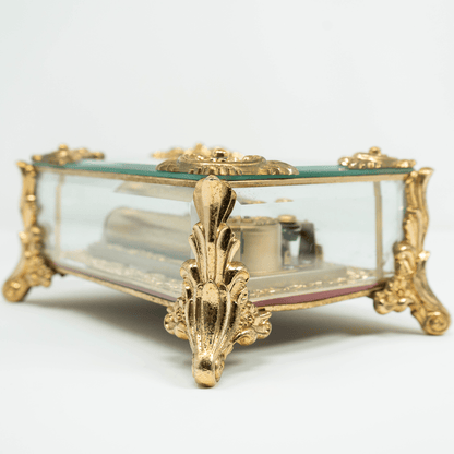 Sankyo Orphenus Crystal Music Box Gold & Silver Pawn Shop