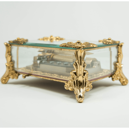 Sankyo Orphenus Crystal Music Box Gold & Silver Pawn Shop