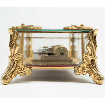 Sankyo Orphenus Crystal Music Box Gold & Silver Pawn Shop