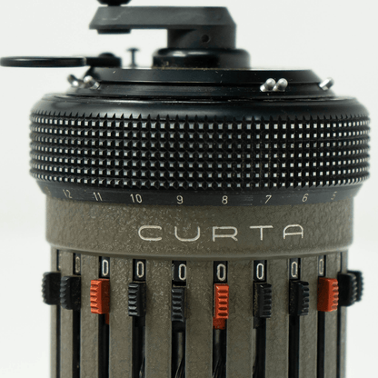 Curta Calculator Type 2 No. 520902 Gold & Silver Pawn Shop
